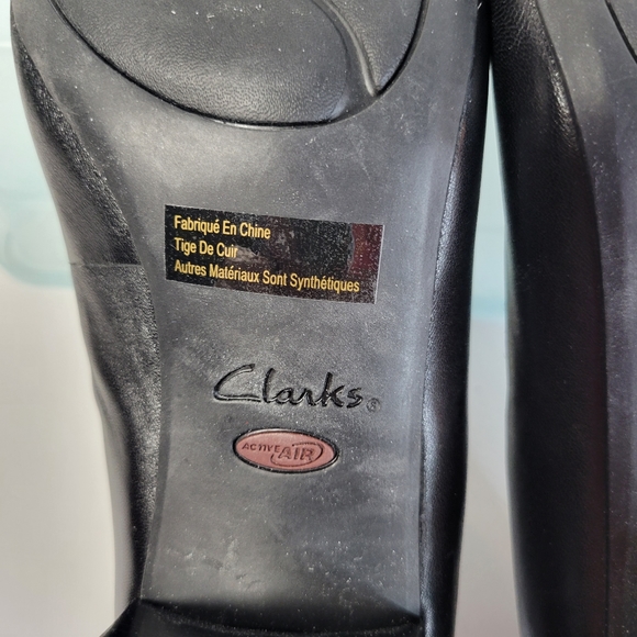 Womens Clark Everyday Levee delta Slip on Shoes Low heeled pumps 31219 Size 9.5 - Picture 8 of 11